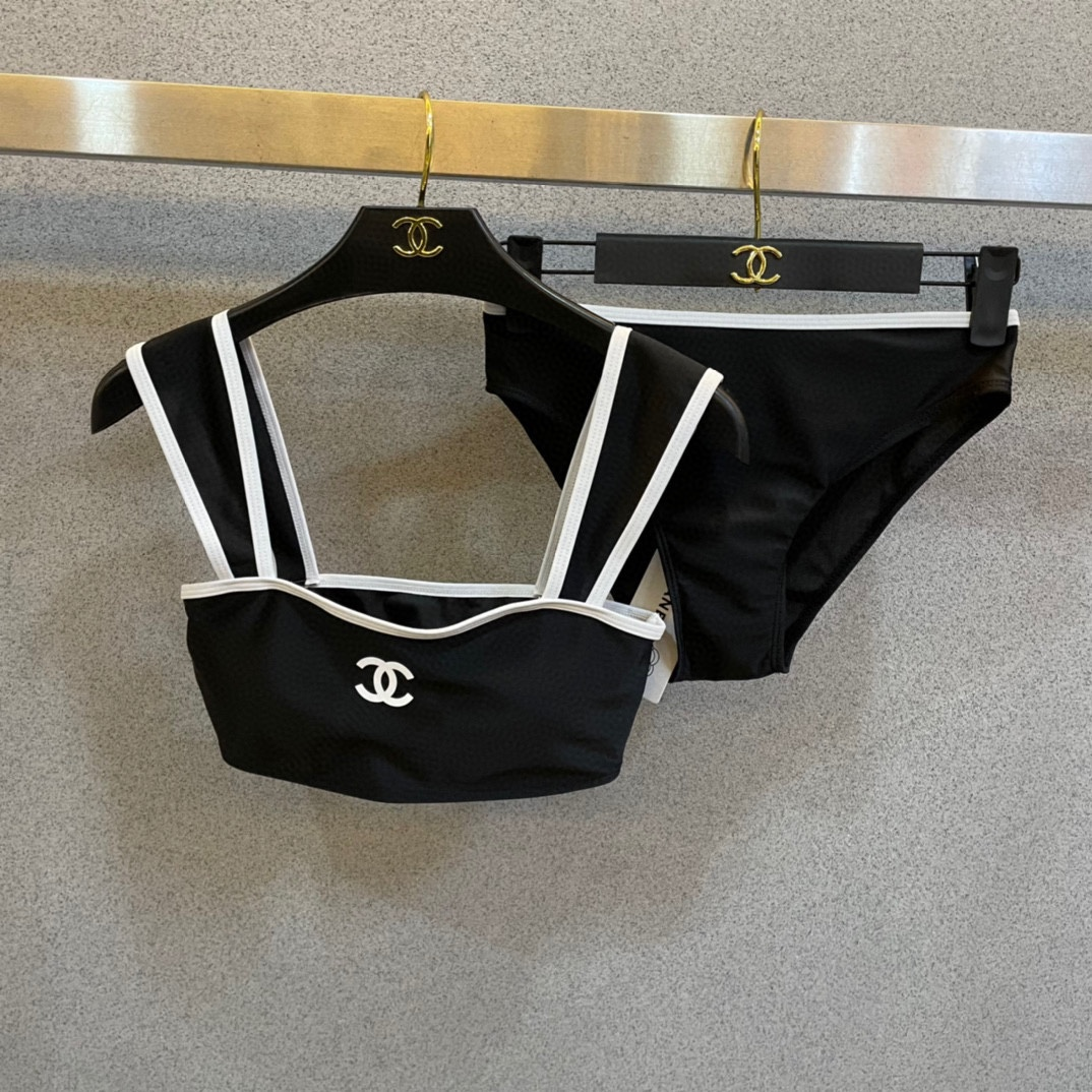 Chanel One-piece Swimsuit With Logo Swimwear - Image 1