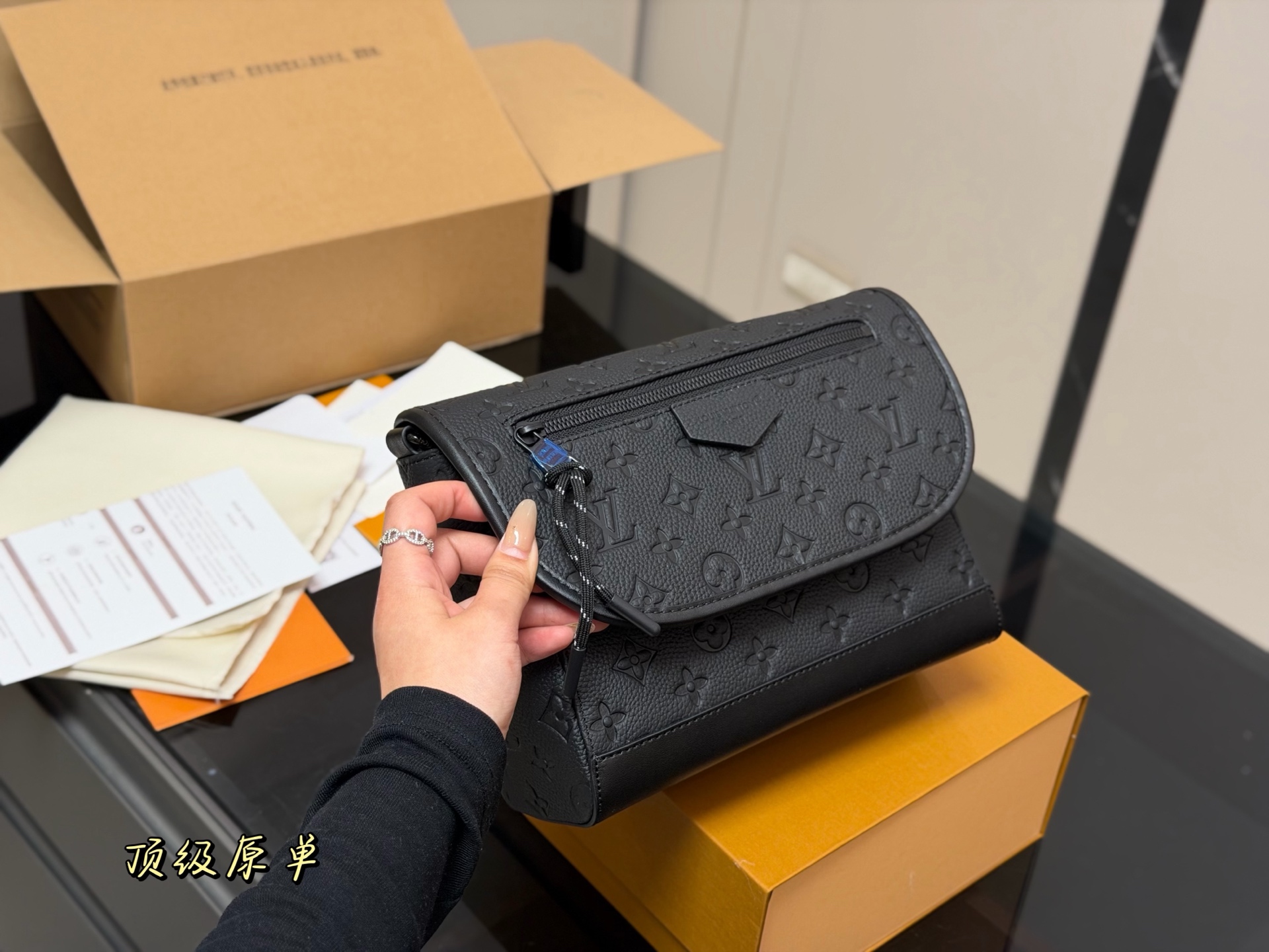 LV Pulse Messenger Monogram Shadow Bag - Image 1