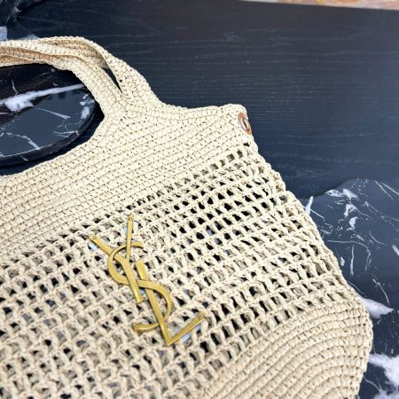 YSL Braided Tote Bag - Image 2