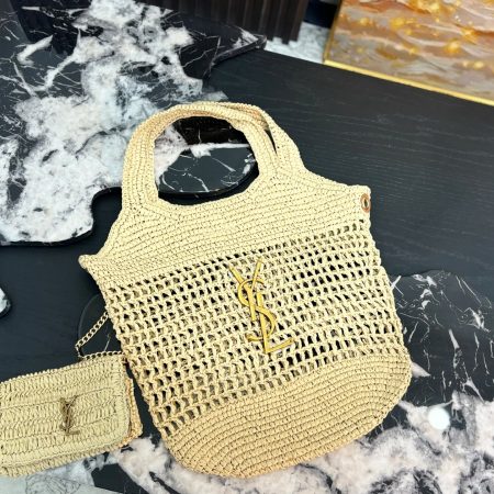 YSL Braided Tote Bag