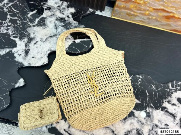 YSL Braided Tote Bag