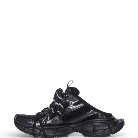 Balenciaga 3XL Sneaker- Panelled-Mule-Black - Image 2