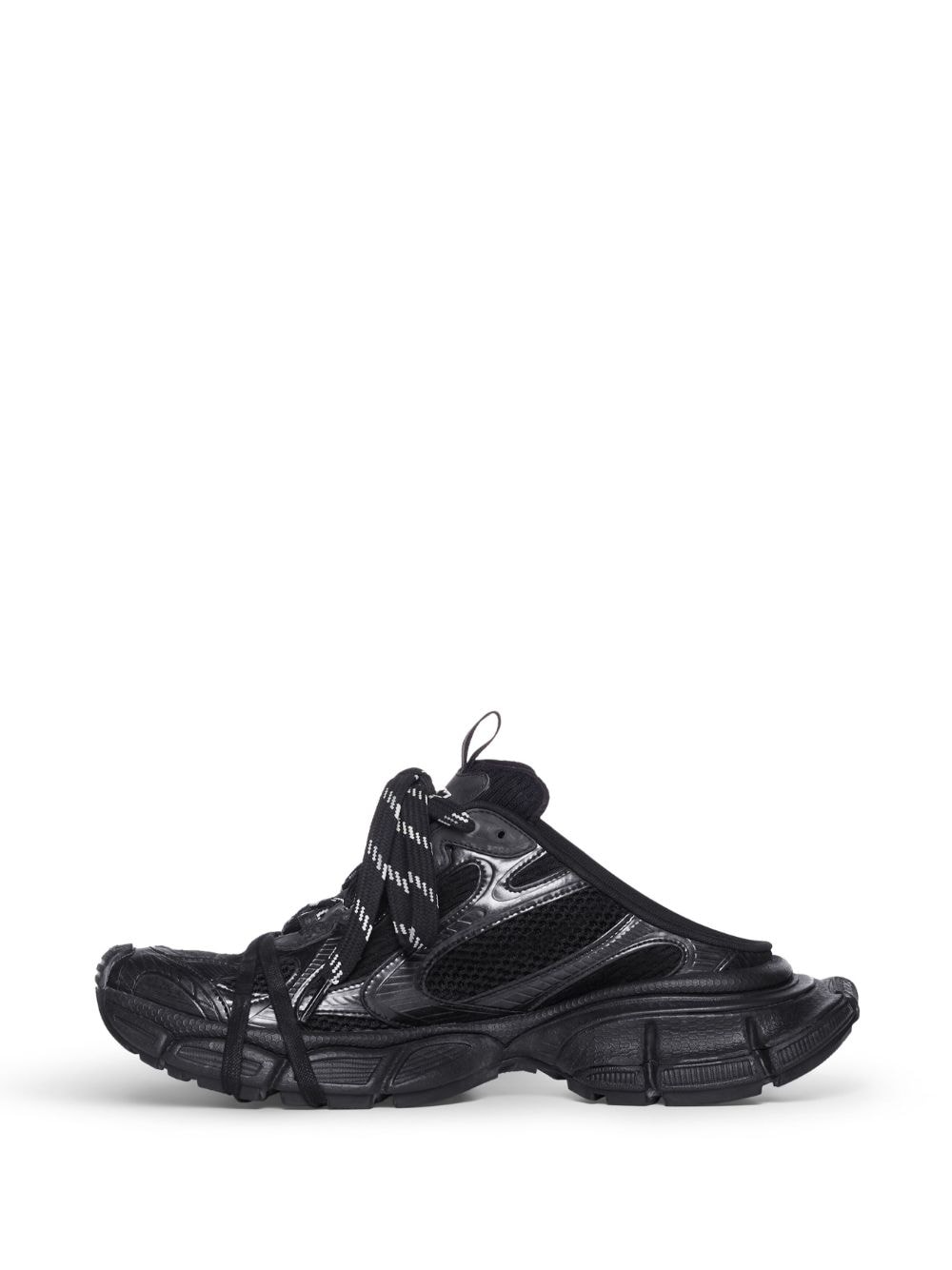 Balenciaga 3XL Sneaker- Panelled-Mule-Black - Image 2