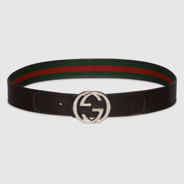 Gucci Reversible Belt with Interlocking G Buckle