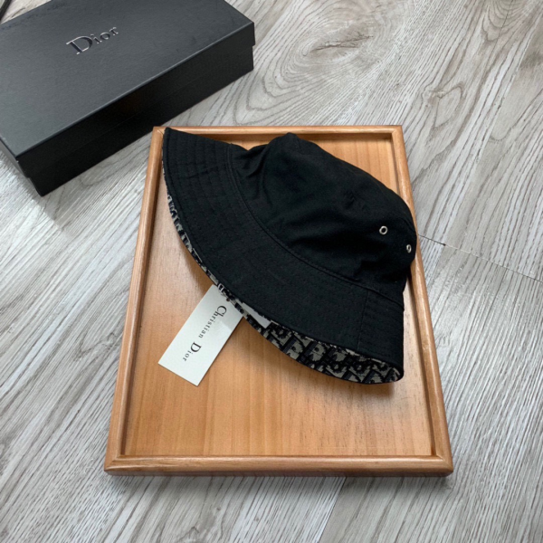 Dior Double Sided Cotton Printed Fisherman's Hat Sunhat