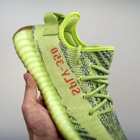 Yeezy350 Boost V2 “ Semi Frozen Yellow" - Image 8