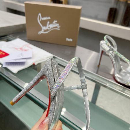 Christian Louboutin 10.5 cm Siver Heels - Image 6
