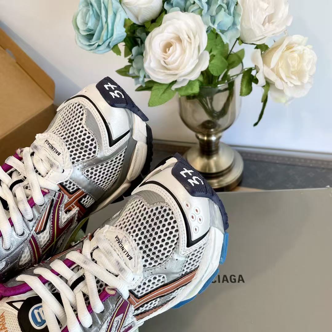 Balenciaga Multicolor Runner Sneakers - Image 7