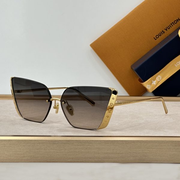 LV Metal Frame Sunglasses Top Quality
