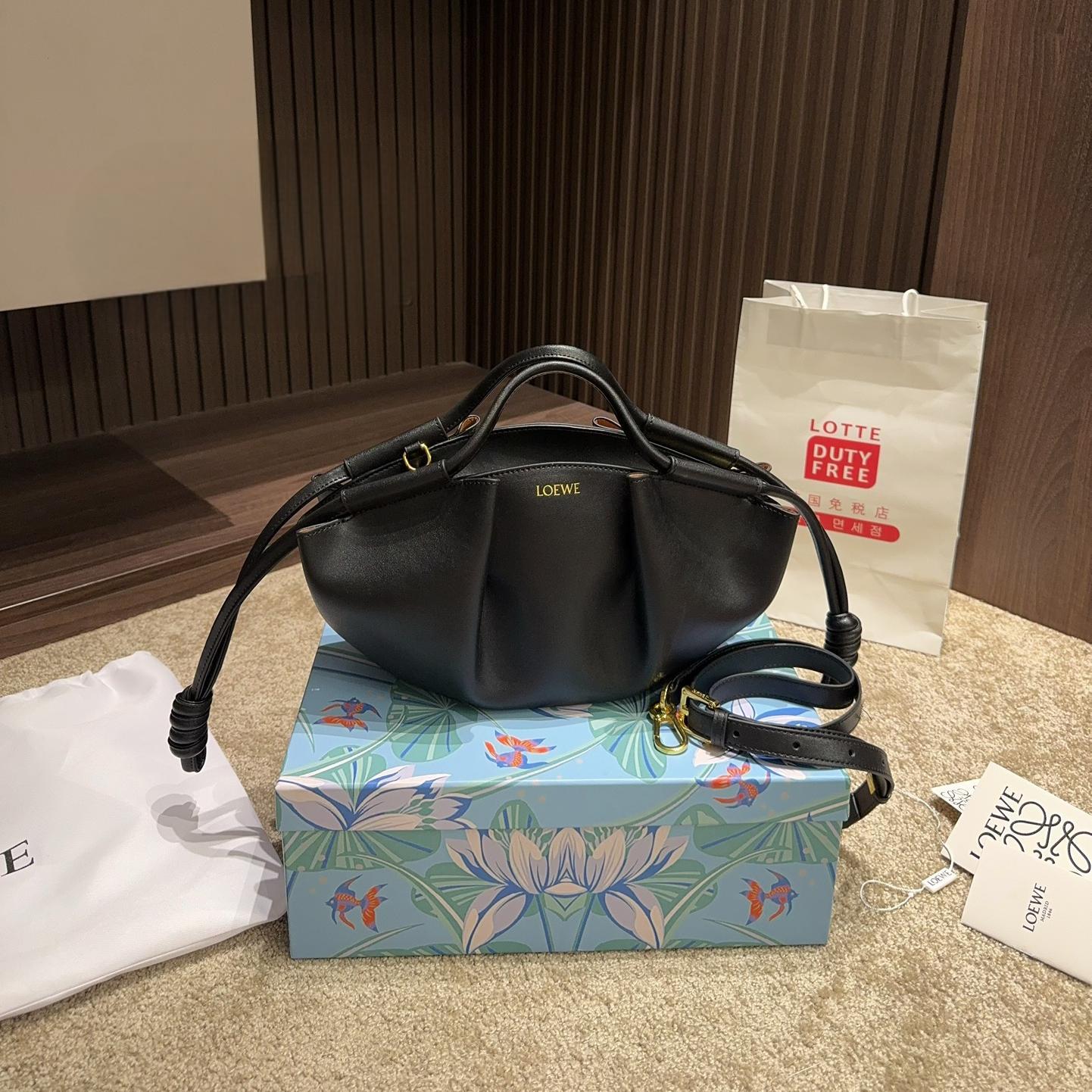 Loewe Shiny Nappa Calfskin Paseo Bag - Image 3