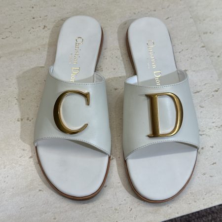 Dior CD Logo Slides Sandals - Image 4