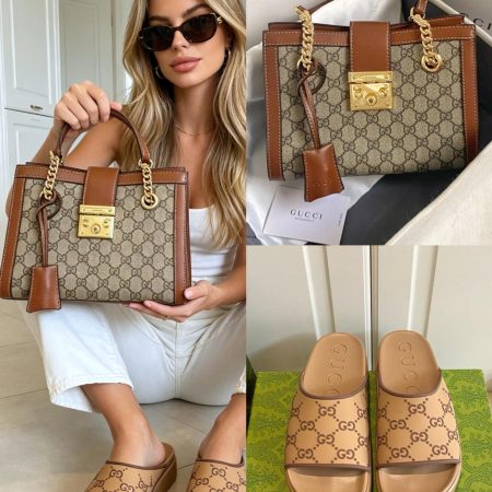 Gucci Shoes & Bag Set