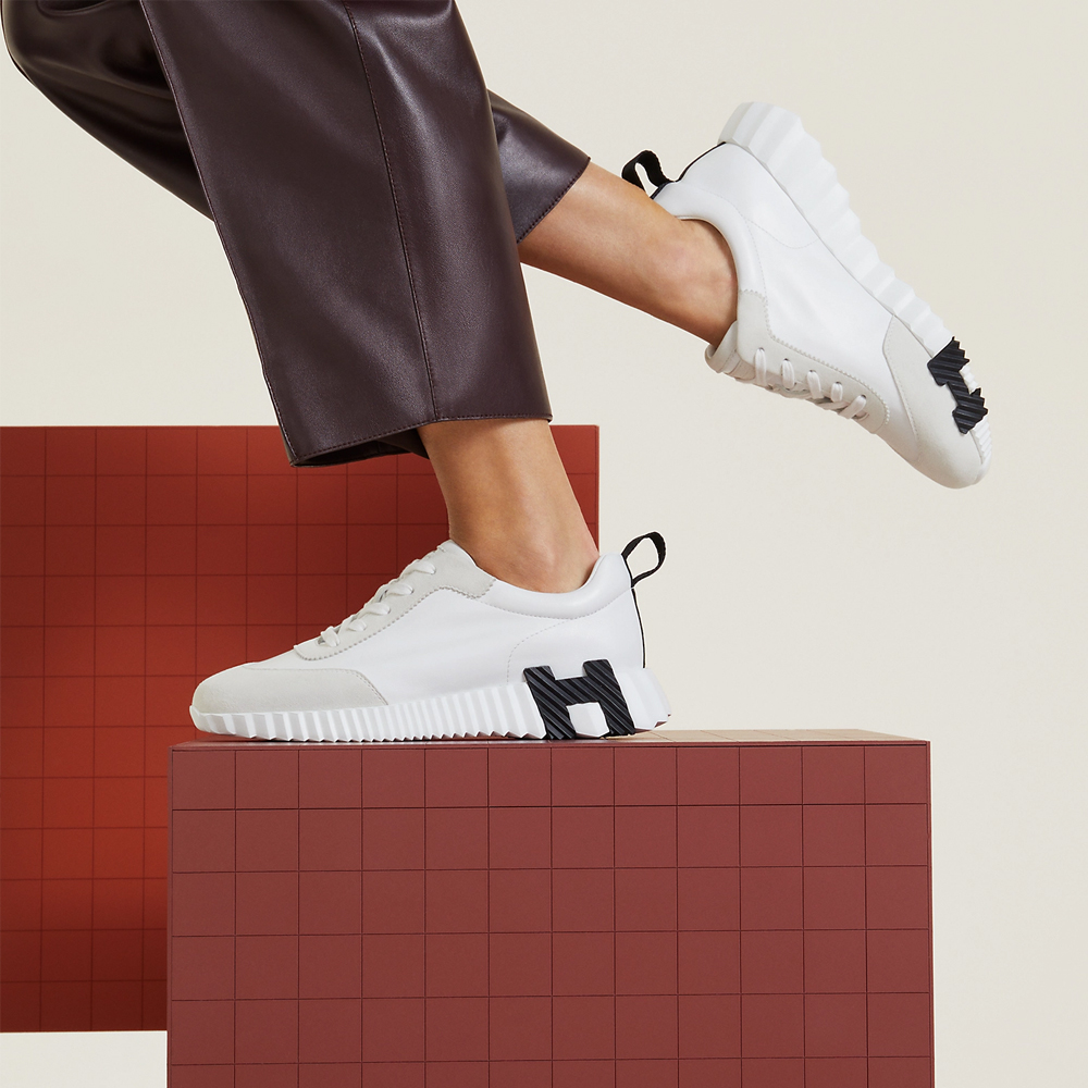 Hermes-trainers 2024 giga Leather low trainers - Image 2
