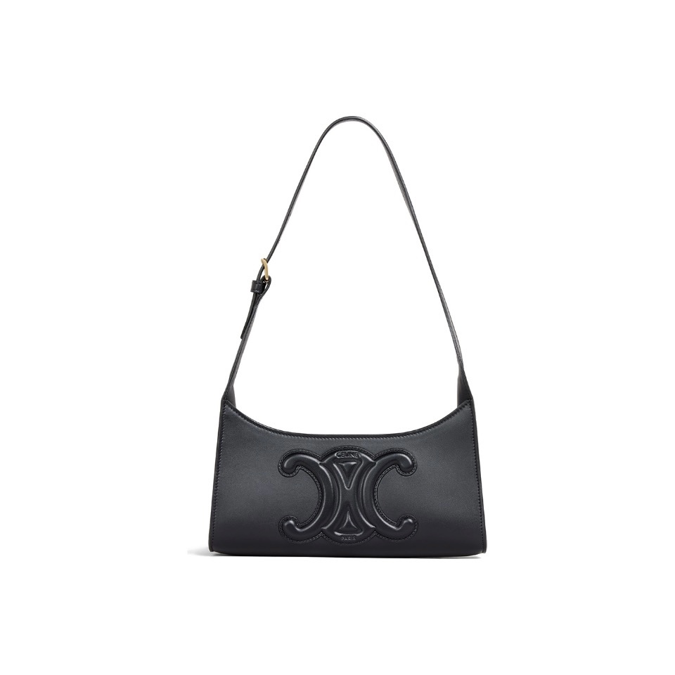 Celine Cuir Triomphe Relief Handbag - Image 1