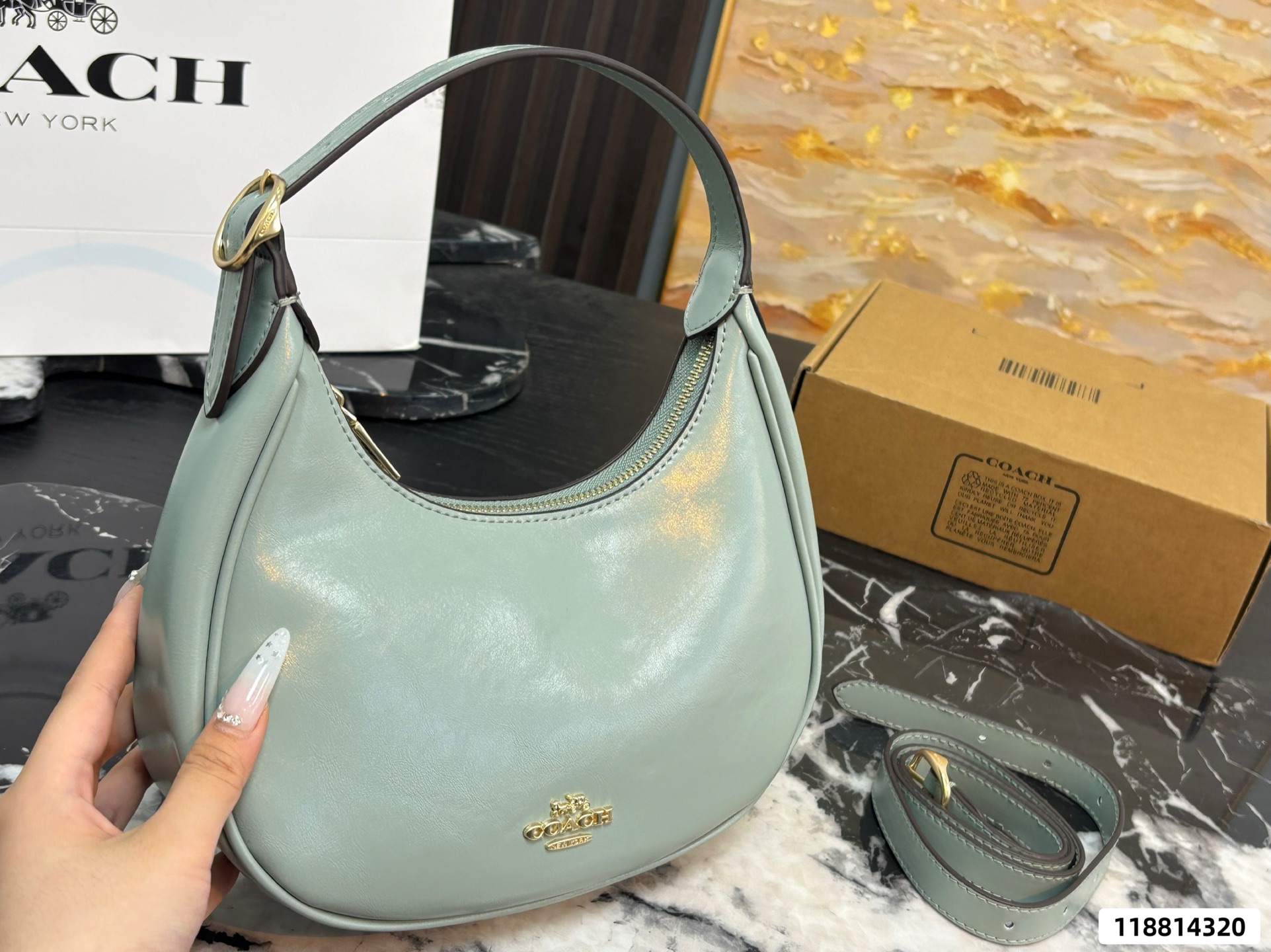 Coach Mira Crescent Bag - Image 14