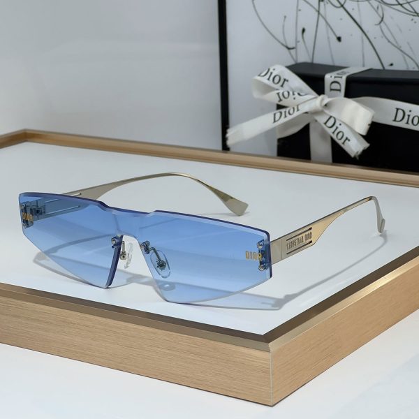 Dior Lens Logo Metal Frame sunglasses Top quality