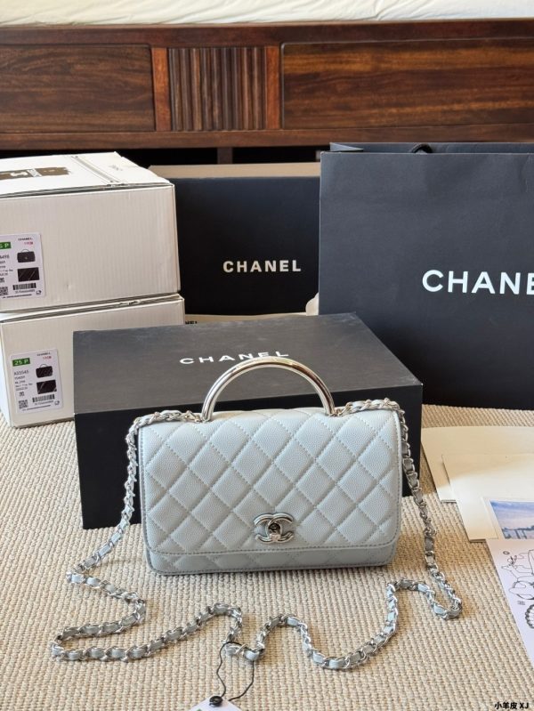 Chanel CC 25P Wallet Woc Handle Bag