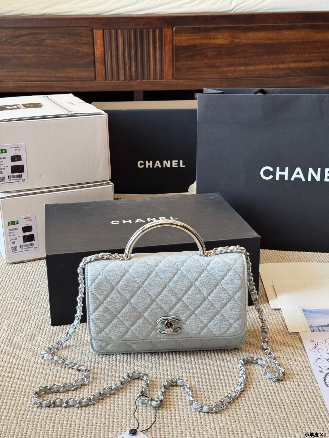 Chanel CC 25P Wallet Woc Handle Bag - Image 5