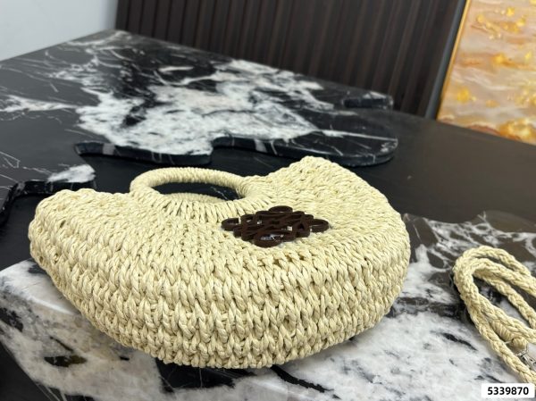Loewe Anagram Basket Woven Shopping Bag