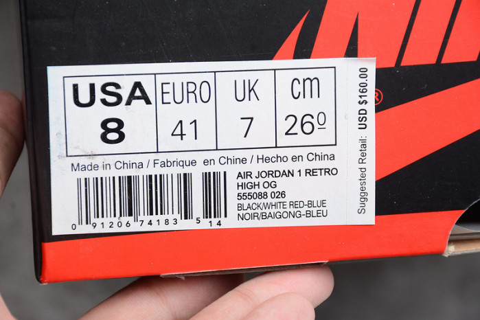 AIR JORDAN 1 RETRO HIGH OG "TOP 3" 555088-026 - Image 14