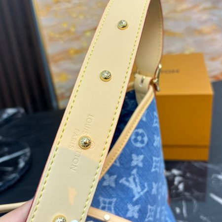 LV CarryAll MM Monogram Denim Bag - Image 5