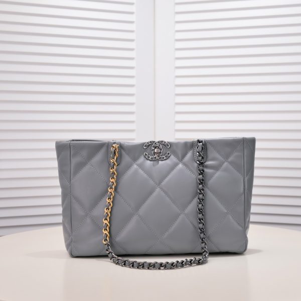 Chanel 19bag Tote Leather Shoulder Crossbody Bag