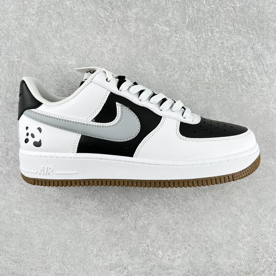 Nike Air Force Panda Black White - Image 1
