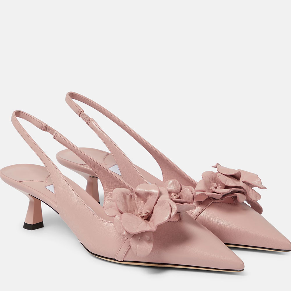 Jimmy Choo 3CM Stiletto Building And Baotou Slide Sandal - Image 1