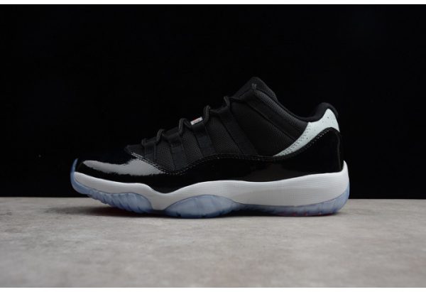 AIR JORDAN 11 RETRO LOW "INFRARED 23" black mens 528895-023