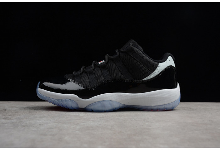 AIR JORDAN 11 RETRO LOW "INFRARED 23" black mens 528895-023 - Image 1