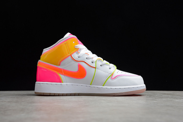 Air Jordan 1 Mid SE GS Edge Glow CV4611-100 - Image 6
