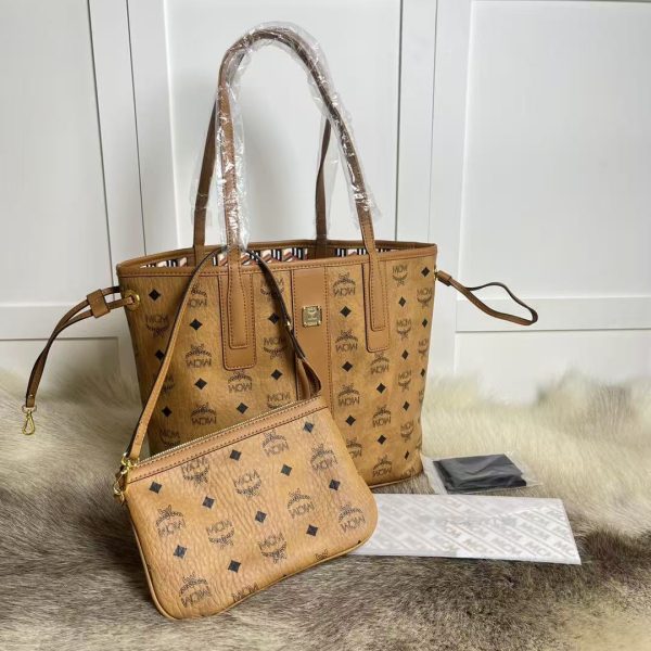 MCM Visetos Liz Tote Bag