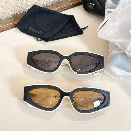 Chanel Sunglasses CH6056 - Black & White Polarized - Image 6