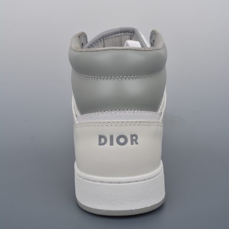 Dior B27 Sneakers High-Top White Gray (AAA High Quality Version) - Image 5
