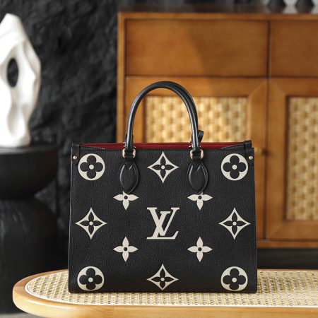 LV OnTheGo MM Bicolor Monogram Empreinte Bag - 10A Mirror Version - Image 3