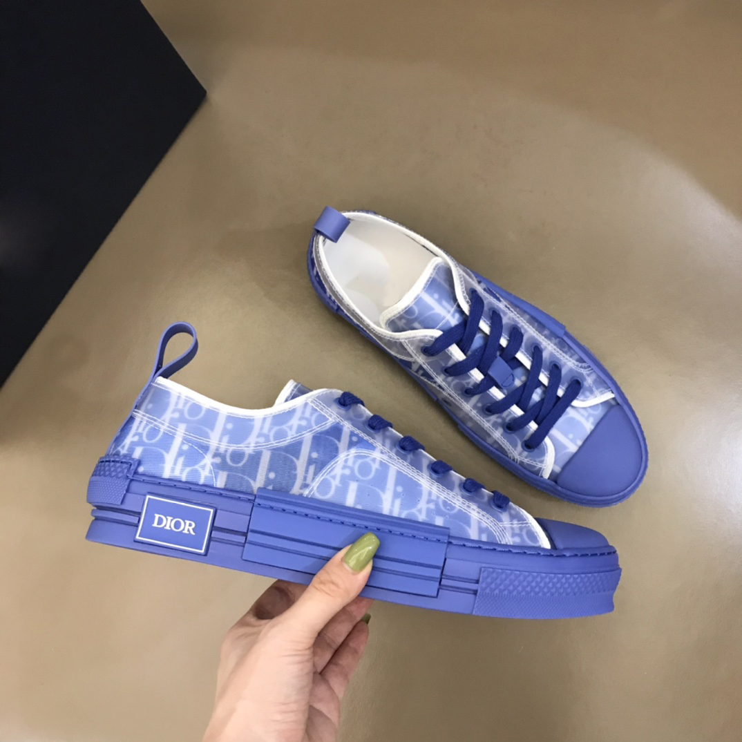 Dior B23 Casual Luxury Low-Top Canvas Shoes - Image 2