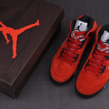 Air Jordan 5 Raging Bull 2021 Red Suede DD0587-600 - Image 12