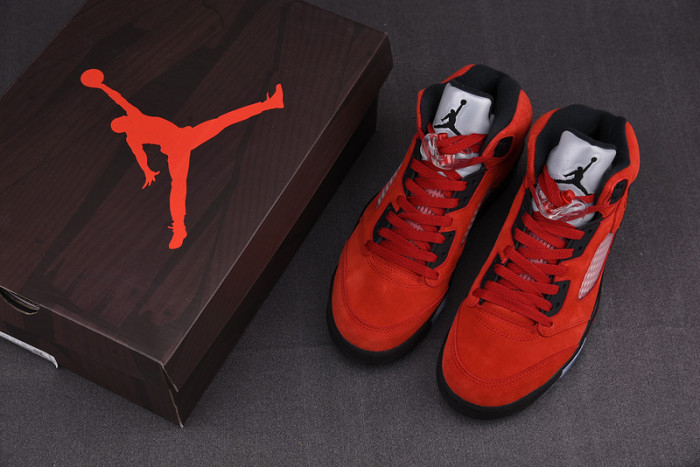 Air Jordan 5 Raging Bull 2021 Red Suede DD0587-600 - Image 12