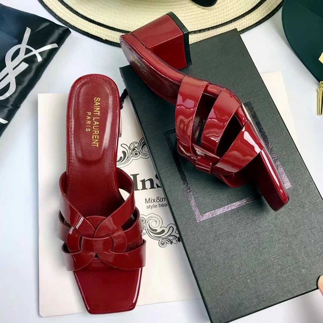 Saint Laurent Nu Pieds Slide Heels - Image 4