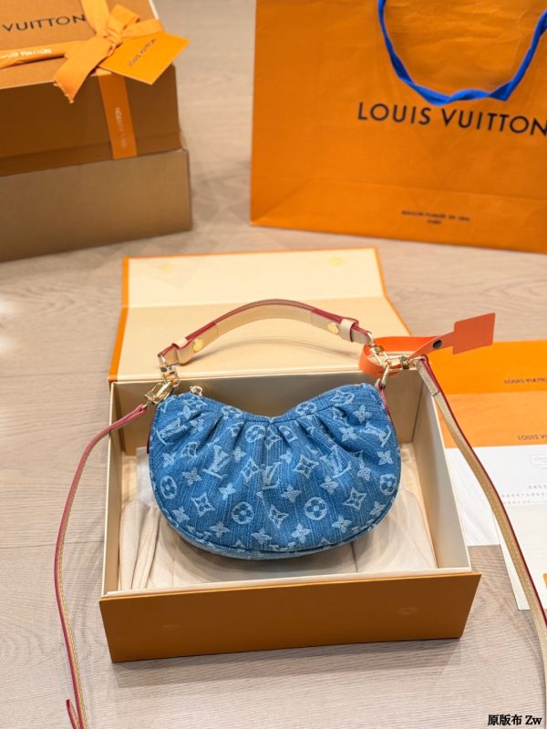 LV Pochette Valley Monogram Denim Bag