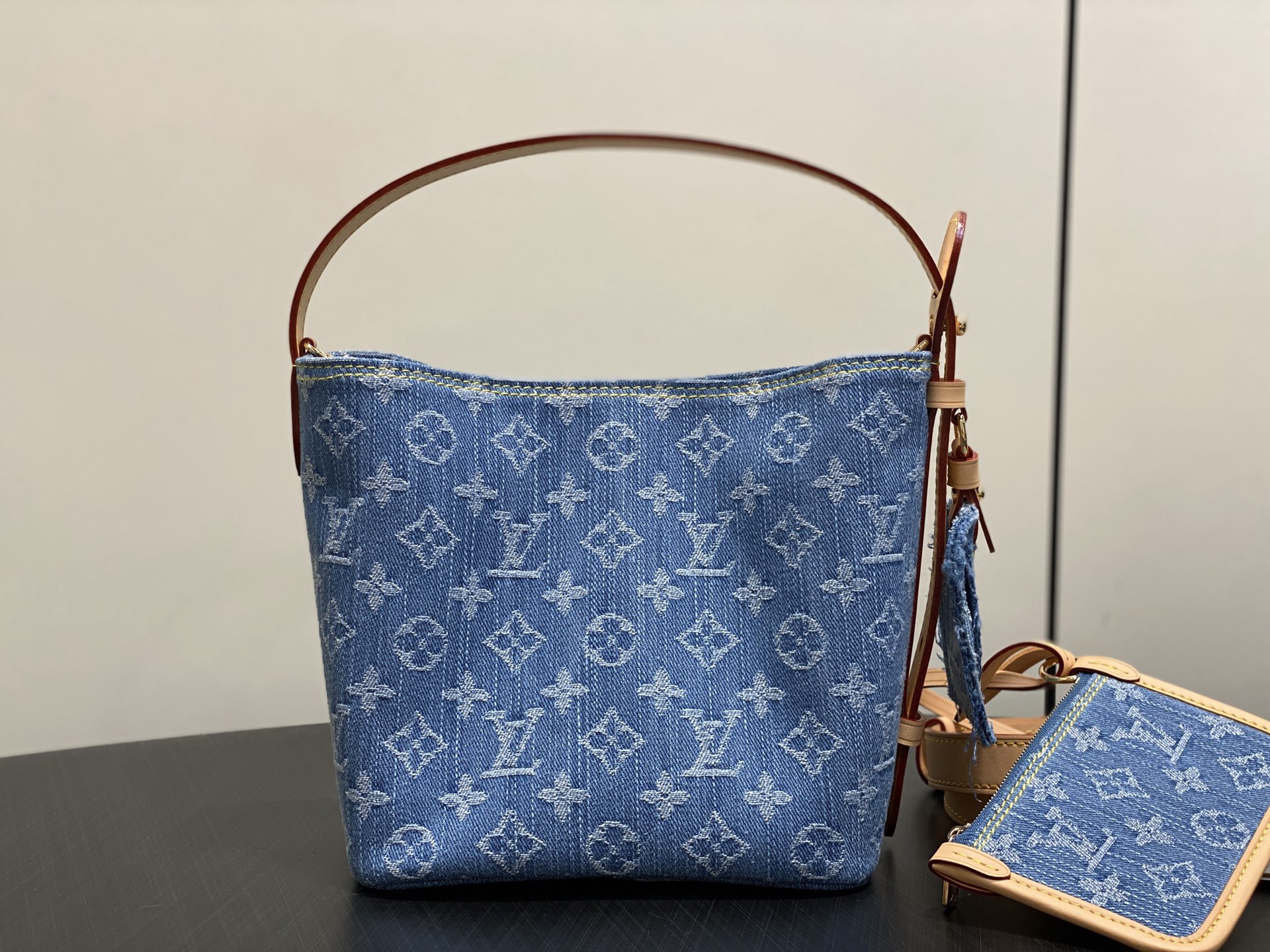 LV All In BB Monogram Denim Bag - Image 5