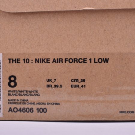 NIKE AIR FORCE 1 LOW OFF-WHITE All White AO4606-100 - Image 29