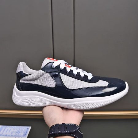 Prada Men Shoes Dark Blue