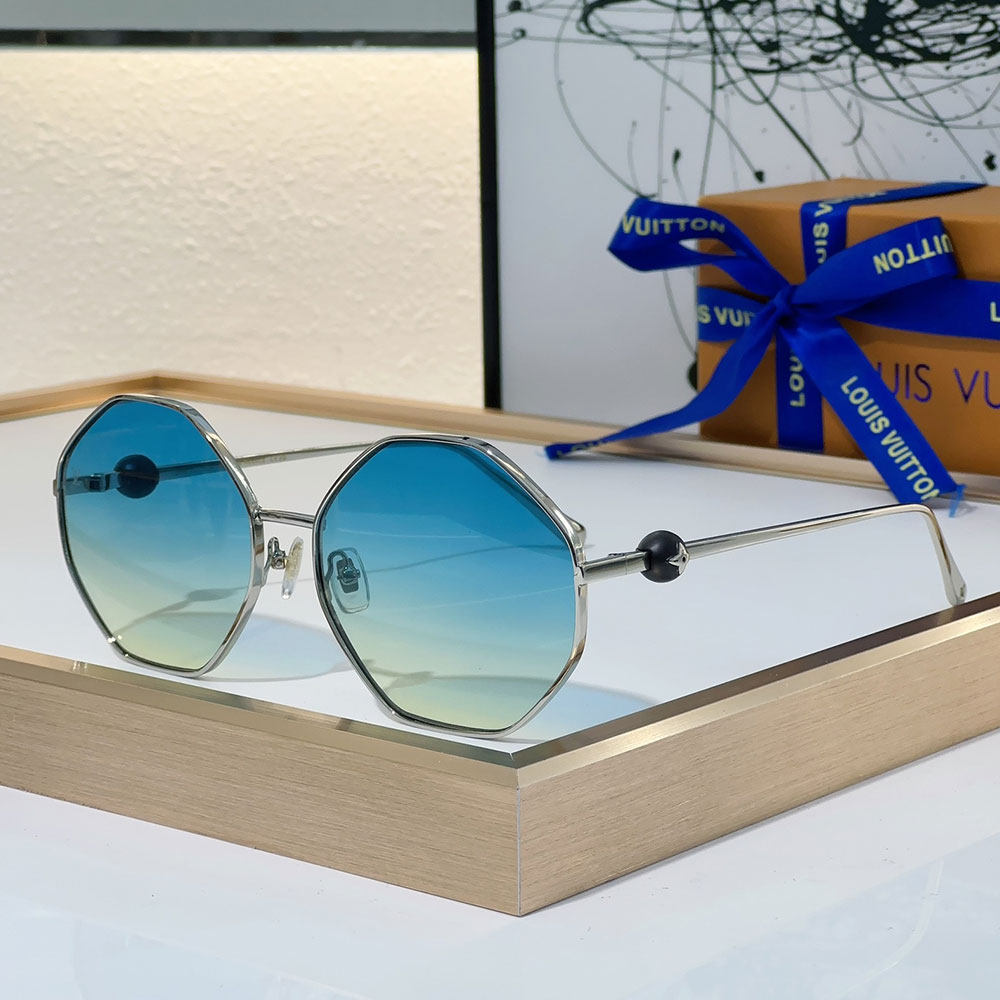 LV  Lrregular Shape Fashion Sunglasses  Top quality - Image 2