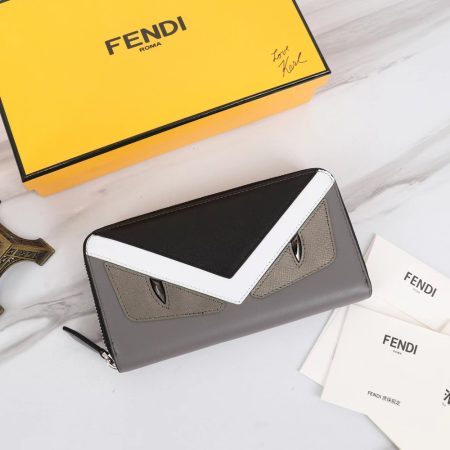 FENDI FF Printing Leather Wallte - Image 8