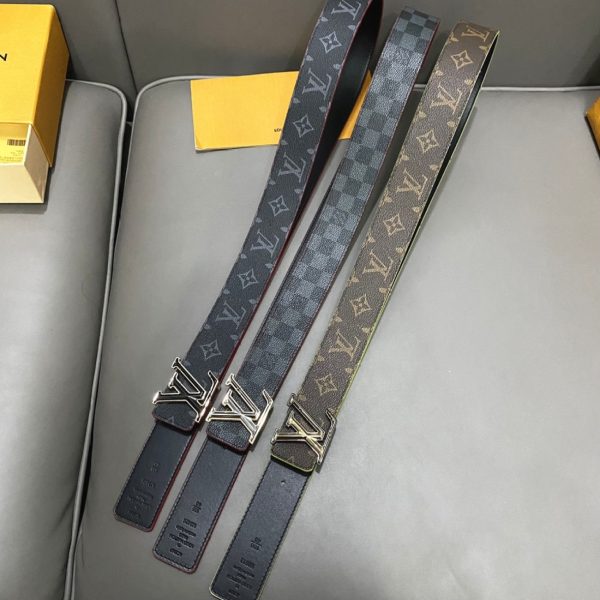 LV Pyrmide Truck L Men's Belts 40mm