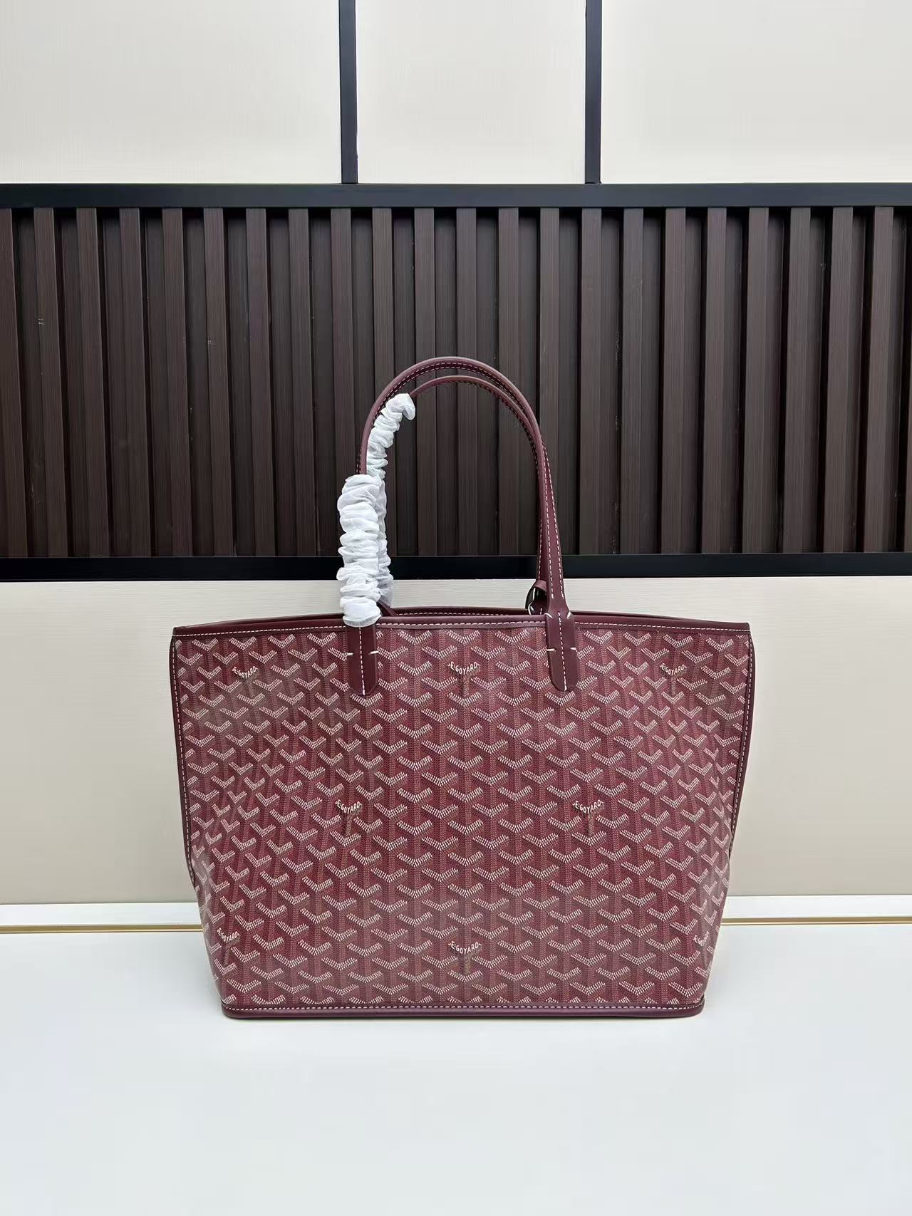 Goyard Saint Louis Bag Burgundy - Image 3