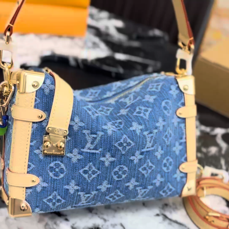 LV 25 Trunk Denim Bag - Image 2