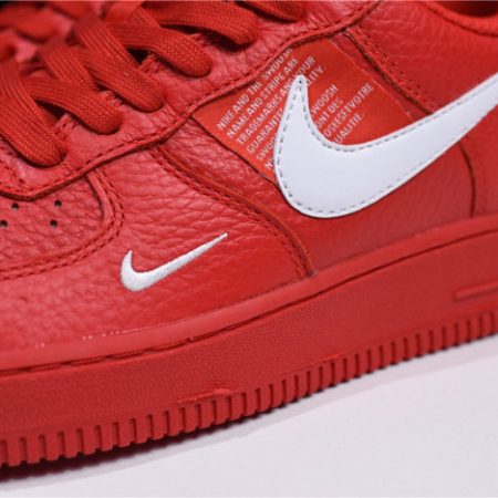 Air Force 1 Low Utility RED AJ7747-600 - Image 6