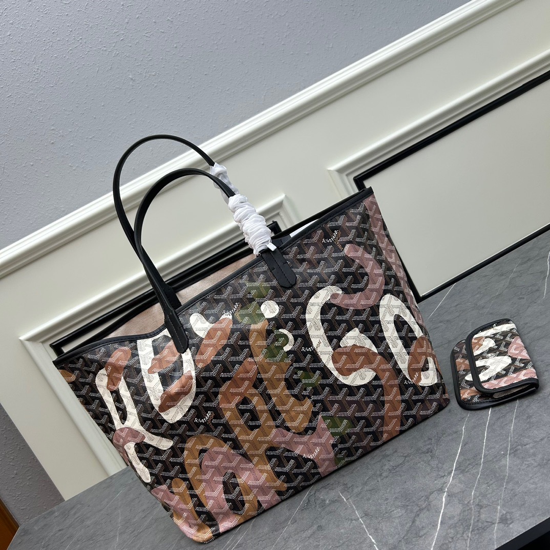 Goyard Saint Louis graffiti Tote handbag shoulder bag - Image 6
